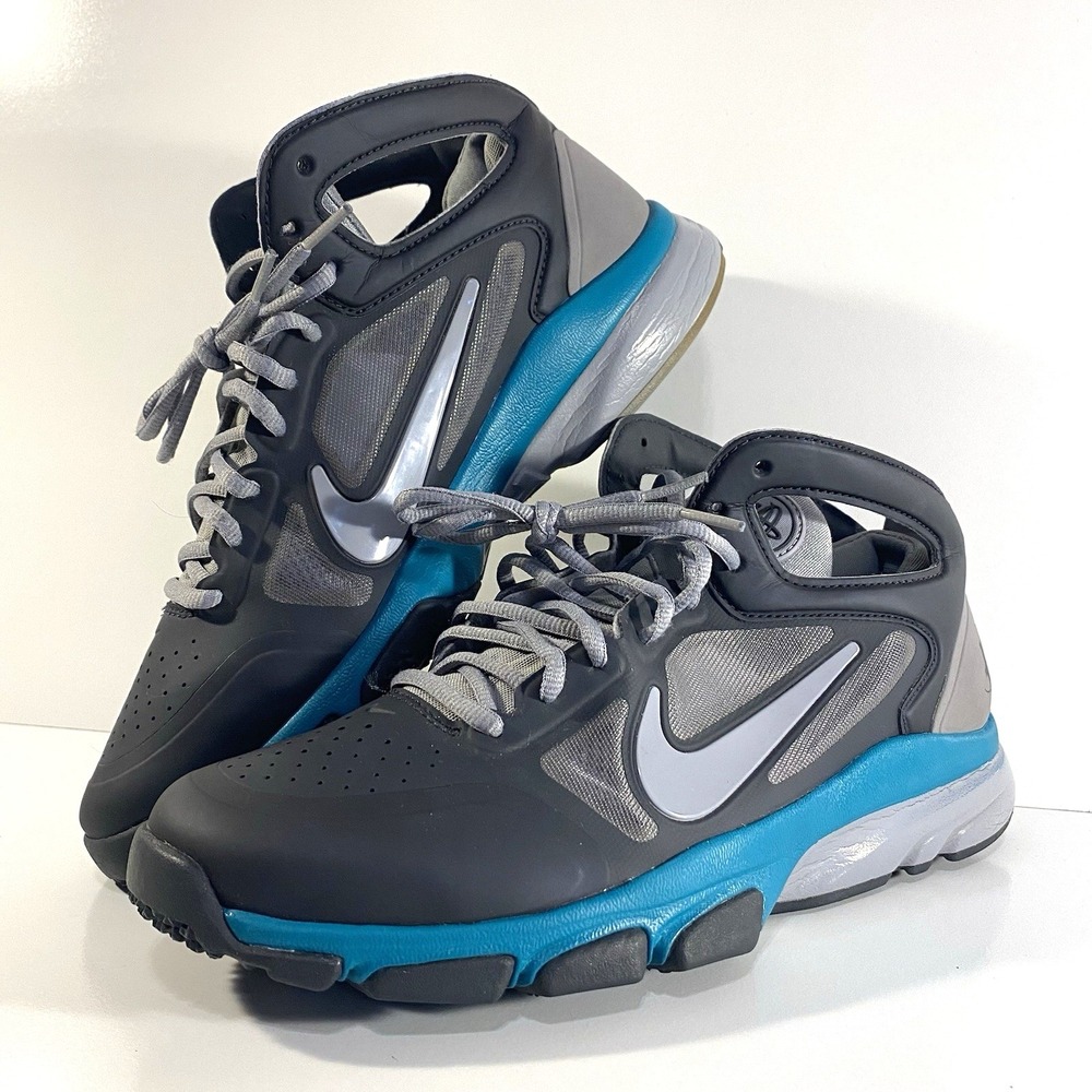 Nike Mens Size 10 Zoom Huarache 2 II Anthracite Stealth Fresh Water 469850-040